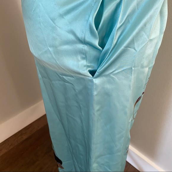 Custo Barcelona Graphic Silk Maxi Dress - Picture 8 of 16